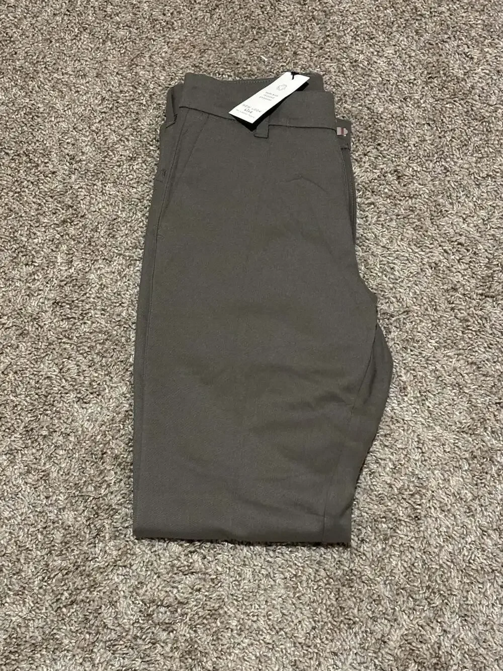 New Look Men's Olive Green Dress Trousers, Size 28R